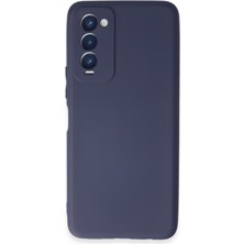 Bezos Camon 18 Kılıf First Silikon - Lacivert