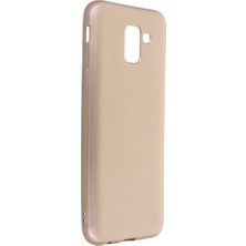 Bezos Galaxy J6 Kılıf First Silikon - Gold