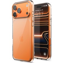 Edelfu iPhone 17 Pro Max Uyumlu - Şeffaf Sararmaz Mika Kapak Sert ve Ince Hafif Koruyucu Kılıf