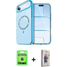 Marsilyan™- iPhone 17 Air Kılıf Kıvılcım Form Prime - Siyah Bilvis 3D Cam Ekran Koruyucu + Raze Metal Kamera Lens - Gd