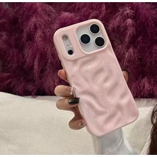 Edelfu iPhone 17 Pro Max Uyumlu - Yumuşak Silikon Karmaşık Dalgalı Renkli Koruyucu Kılıf