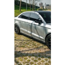 TMZ Garage Audi A3 8V Sedan 2016-2020 Yan Marşpiyel Seti | Sportif Yan Gövde Eki & Premium Tasarım