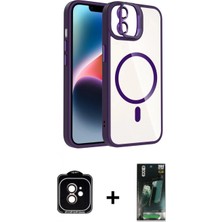 Marsilyan™- iPhone 11 Kılıf Yadigar Asil Koleksiyonu - Siyah 360 Mat Full Body Arka Koruyucu + Pvd Metal Kamera Lens - Tu