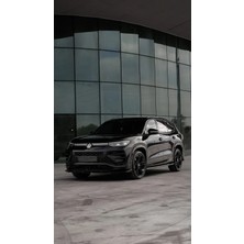 TMZ Garage Volkswagen Tayron 2025+ R-Line Piano Black Body Kit Seti | Ön Lip + Marşpiyel + Difüzör + Flap + Bagaj Spoilerı