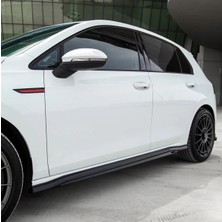 TMZ Garage Volkswagen Golf 8 R-Line 2020+ Yan Marşpiyel Piano Black Marşpiyel Eki Seti