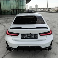 TMZ Garage Bmw 3 Serisi G20 Lcı 2022+ Arka Difüzör M Paket Uyumlu Piano Black Difüzör