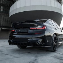 TMZ Garage Bmw 3 Serisi G20 M Paket 2018-2022 Arka Difüzör & Flap Seti | Agresif Tampon Altı Paket