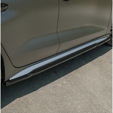 TMZ Garage Audi A3 S Line 2020+ Yan Marşpiyel 8y Kasa Piano Black Marşpiyel Eki Seti