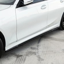TMZ Garage Bmw 3 Serisi G20 2018+ Yan Marşpiyel M Paket Uyumlu Piano Black Marşpiyel Eki