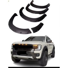 TMZ Garage 2023+ Ford Ranger T9 Vida Görünüm Çamurluk Dodik Kaplama Kabartma 6 Parça Ithal Ürün