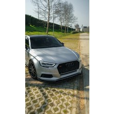 TMZ Garage Audi A3 8V Sedan 2016-2020 Komple Body Kit Seti | Ön Lip + Yan Marşpiyel + Difüzör + Flap + Bagaj Spoilerı