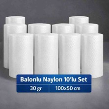 Hbnc 30 gr 100X50 Balonlu Naylon 10 Lu Set