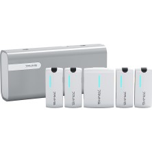 7ryms Iray DW40 Dört Konuşmacılı Mini Kablosuz Mikrofonu Beyaz