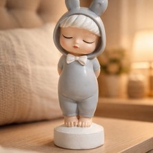 Yaratıcı Sanatlar Atölyesi Polyester El Yapımı Tatlı Bebek Biblosu Dekoratif Biblo Heykel 15 cm