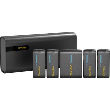7ryms Iray DW40 Dört Konuşmacılı Mini Kablosuz Mikrofonu Siyah