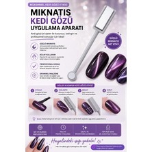 SYKU Kedi Gözü Mıknatısı Manyetik Jel Oje Uygulama Aparatı Nail Art Desen Çubuğu