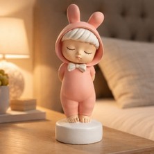 Yaratıcı Sanatlar Atölyesi Polyester El Yapımı Tatlı Bebek Biblosu Dekoratif Biblo Heykel 15 cm