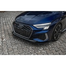 TMZ Garage Audi A3 Sportback 8y S-Line 2020-2024 Body Kit Seti Ön Lip Marşpiyel Difüzör Flap Spoiler