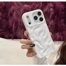 Edelfu iPhone 17 Pro Max Uyumlu - Yumuşak Silikon Karmaşık Dalgalı Renkli Koruyucu Kılıf