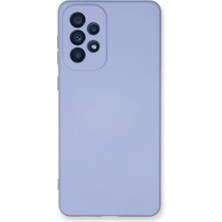 Renas Store Galaxy A73 5g Kılıf Nano Içi Kadife Silikon - Lila