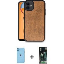 Marsilyan™- iPhone 11 Kılıf Kıvılcım Işık Serisi - Şeffaf 360 Full Body Arka Koruyucu + Neon Fosforlu Kamera Lens - Mı