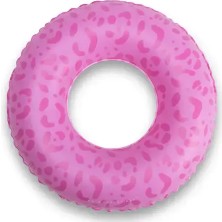 Swim Essentials Pink Leopard Yüzme Simidi 55CM