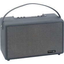 Erdo Ticaret F32 2X50W Sürücülü 2 Adet Mikrofonlu Bt 5.2 Kablosuz Hoparlör - Siyah