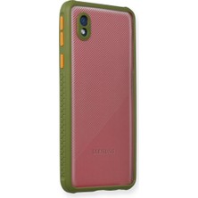 Erdo Ticaret Galaxy A01 Core Kılıf Miami Şeffaf Silikon - Yeşil