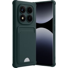 Erdo Ticaret Redmi Note 14 Pro 4g Kelvin Kartvizitli Silikon - Koyu Yeşil