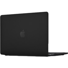 Erdo Ticaret Macbook Pro 16.2 2021 Macbook Buzlu Kapak - Siyah