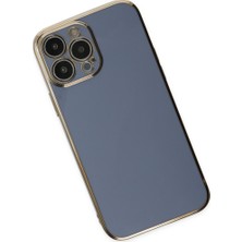Erdo Ticaret iPhone 14 Pro Max Kılıf Volet Silikon - Mavi