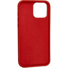 Erdo Ticaret iPhone 13 Pro Max Kılıf Asya Deri Silikon - Kırmızı