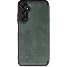 Erdo Ticaret Galaxy A35 5g Kılıf Flip Cover - Koyu Yeşil