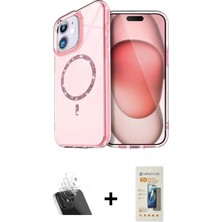 Marsilyan™- iPhone 11 Kılıf Kıvılcım Form Prime - Siyah 6d Mat Seramik Hayalet Nano Ekran Koruyucu + Kamera Lens Koruma Cam - Sf
