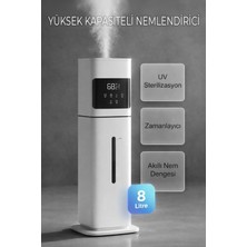 Arendo 4 Lt Ultrasonik Hava Nemlendirici Buhar Makinesi Dev Xl Tıkanmaz Ultra Güçlü Ekstra Buhar Çıkışı