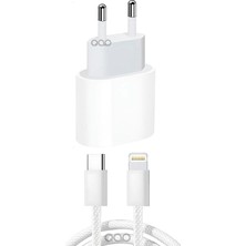 Teknohane 25W Usb-C Hızlı Şarj Adaptörü Iphone 11-12-13 Iphone 14 Iphone Set Adaptör Lightning Kablo