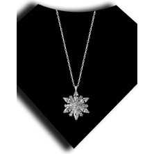 Roxx Jewellery 925 Ayar Gümüş Taşlı Tasarım Kadın Kolye