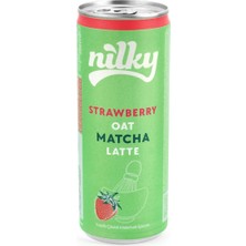 Nilky Yulaflı Çilekli Matcha Latte