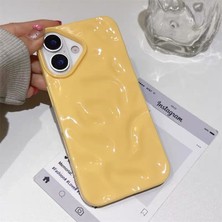 Edelfu iPhone 17 Uyumlu - Yumuşak Silikon Karmaşık Dalgalı Renkli Koruyucu Kılıf