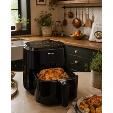 SHC4200 1360W Sıcak Hava Fritözü Dijital 4 Litre Air Fryer Dokunmatik Panel
