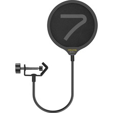 7ryms Sr-Pf-L 360° Ayarlanabilir Mikrofon Pop Filtresi ve Çift Katmanlı Maske Kalkanı