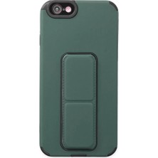 SHC4200 Iphone 6 Kılıf Mega Standlı Silikon - Yeşil