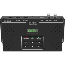 Gümrük Bey Gecen DM‑01THB Dvb‑t Dijital Rf Modülatör – Hdmı/av Kaynak Için Çoklu Tv Yayın Modülatörü