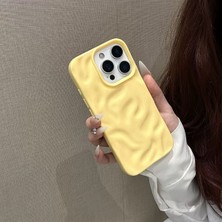 Edelfu iPhone 16 Pro Max Uyumlu - Yumuşak Silikon Karmaşık Dalgalı Renkli Koruyucu Kılıf