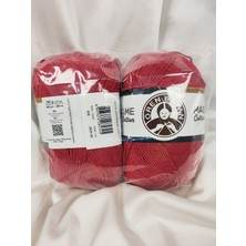 Ören Bayan Madame Cotton Kırmızı El Örgü Ipi Art No 3029 Nm 2.8 100GR. (2 Adet) (Amigurumi) - Renk: 009