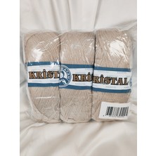Ören Bayan Kristal Bej El Örgü Ipi Art No 269 Nm:4.5 100GR. (3 Adet) Renk: 130