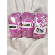 Ören Bayan Dora Koyu Somon El Örgü Ipi 100 Gr. Nm:2.4 Art No 270 (3 Adet) - Renk: 050