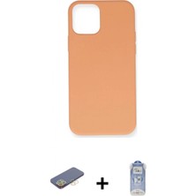 Marsilyan™- iPhone 12 Pro Max Kılıf Ahenk Serisi - Siyah Joko Magic 5d Cam + Renkli Kamera Lens Koruma Cam - Sı