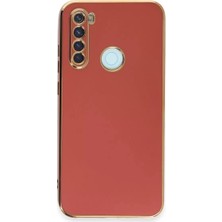SHC4200 Redmi Note 8 Kılıf Volet Silikon - Kırmızı