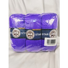 Ören Bayan Star Menekşe Mor El Örgü Ipi Art No 1754 Nm 3 100GR. (3 Adet) - Renk: 220